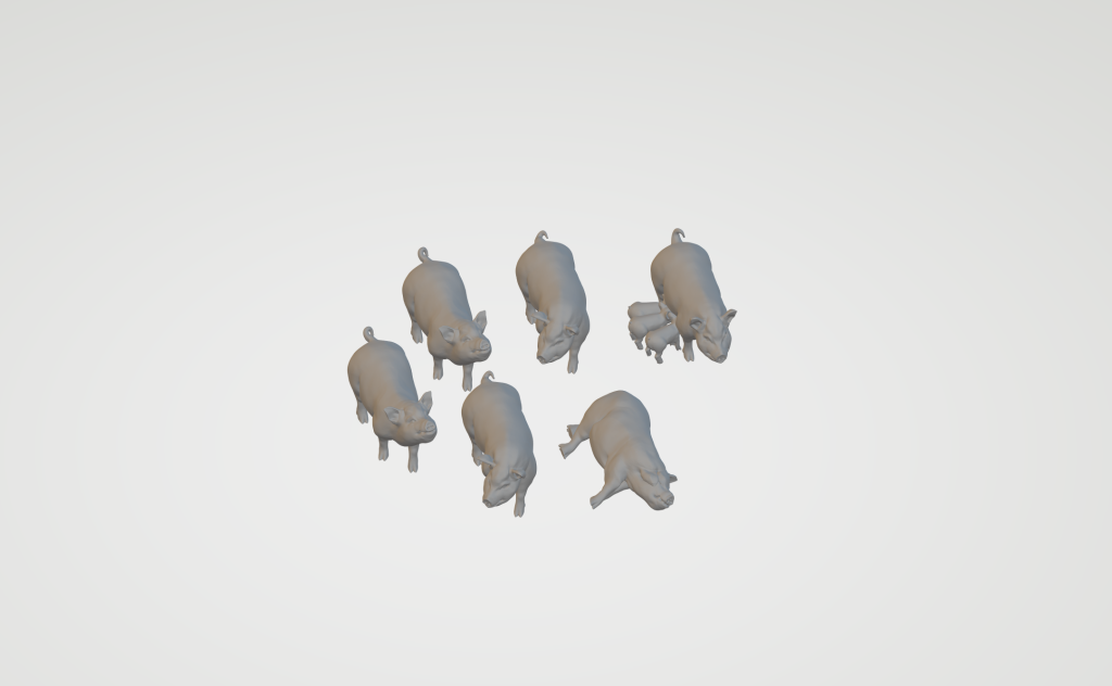 MMA026 Pig Sty and Pig Scene