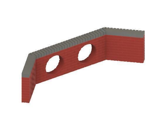 PJD105 Model Railway Brick Pipe Culverts