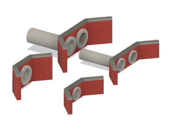 PJD105 Model Railway Brick Pipe Culverts