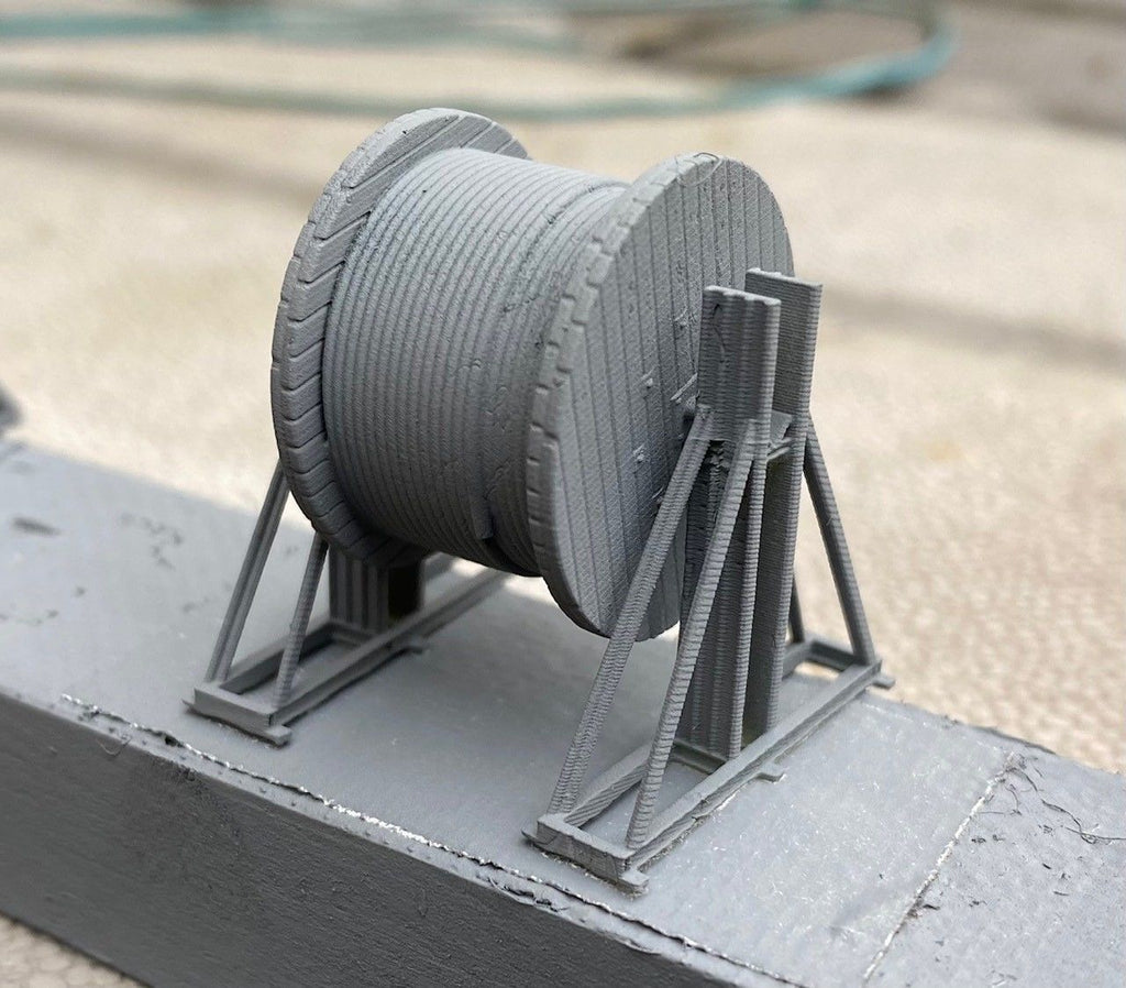 PJD092 Model Railway Cable Drum Jack and Stand