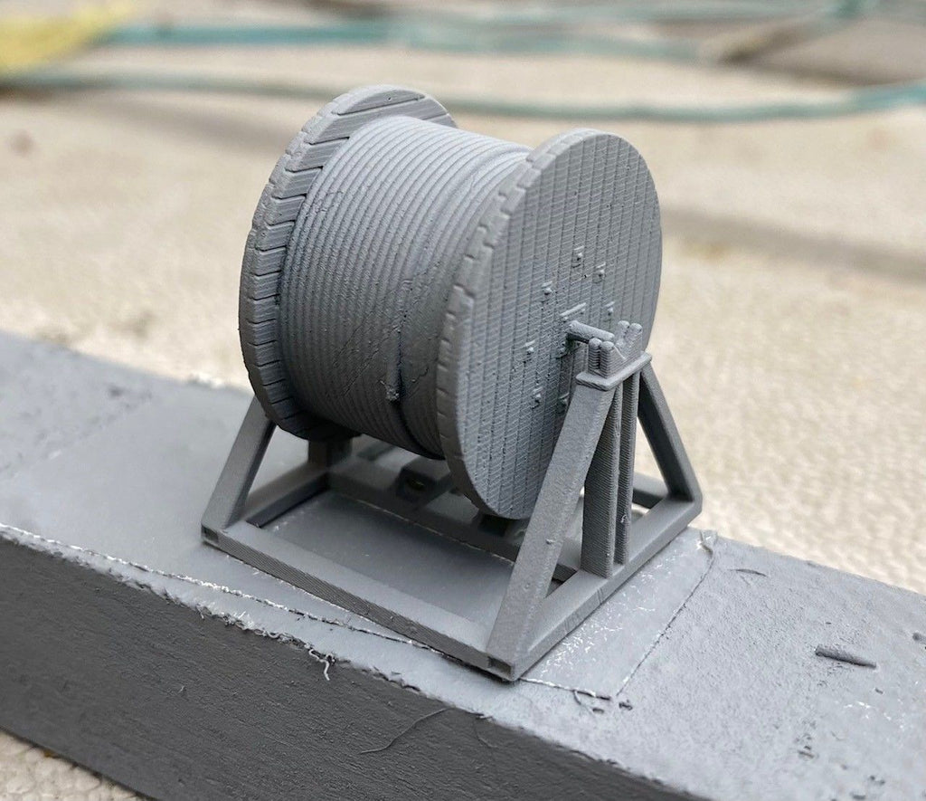 PJD092 Model Railway Cable Drum Jack and Stand