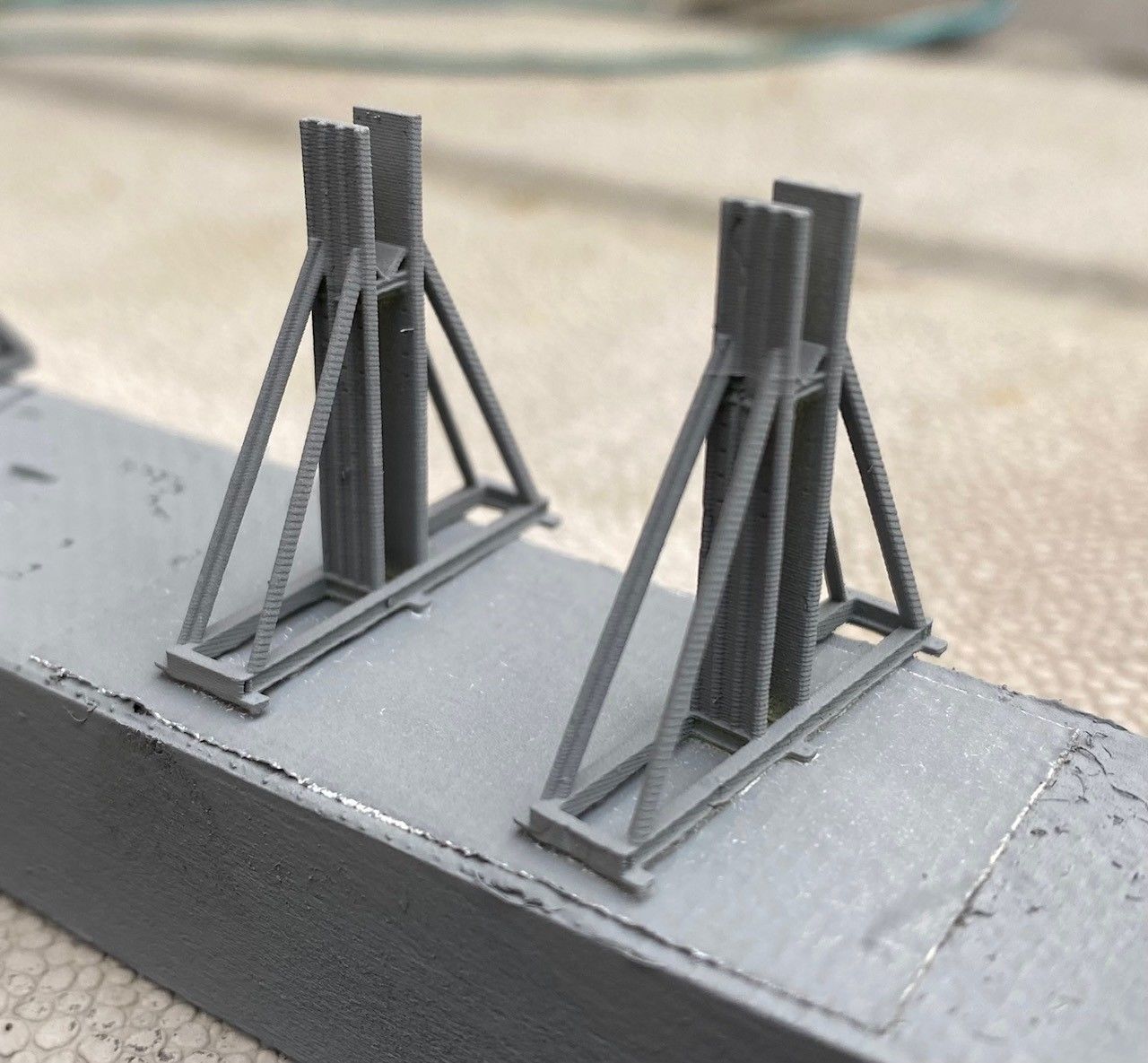 PJD092 Model Railway Cable Drum Jack and Stand