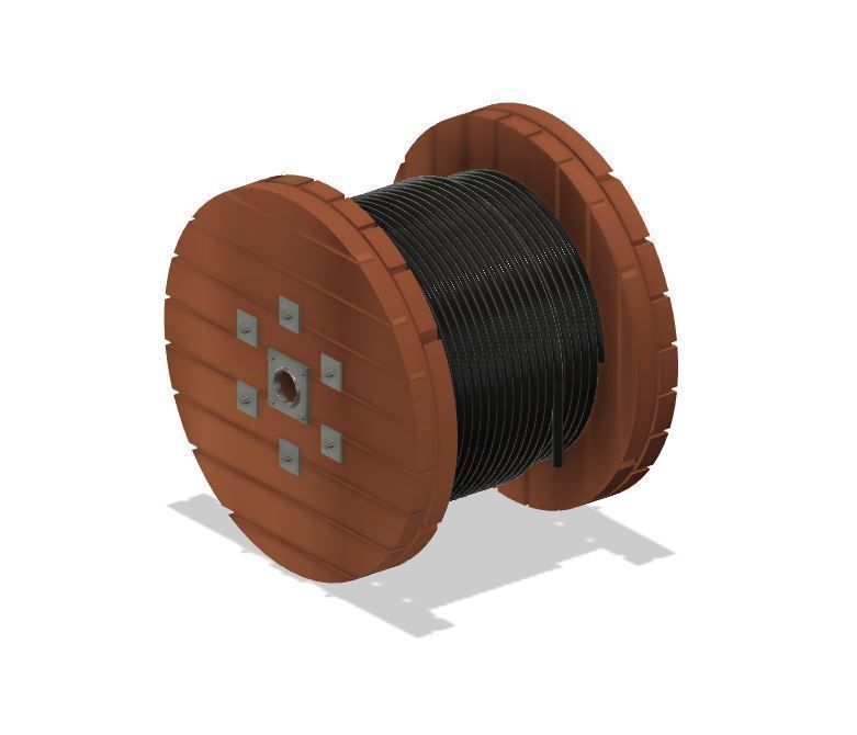 PJD066 Model Railway Cable drums