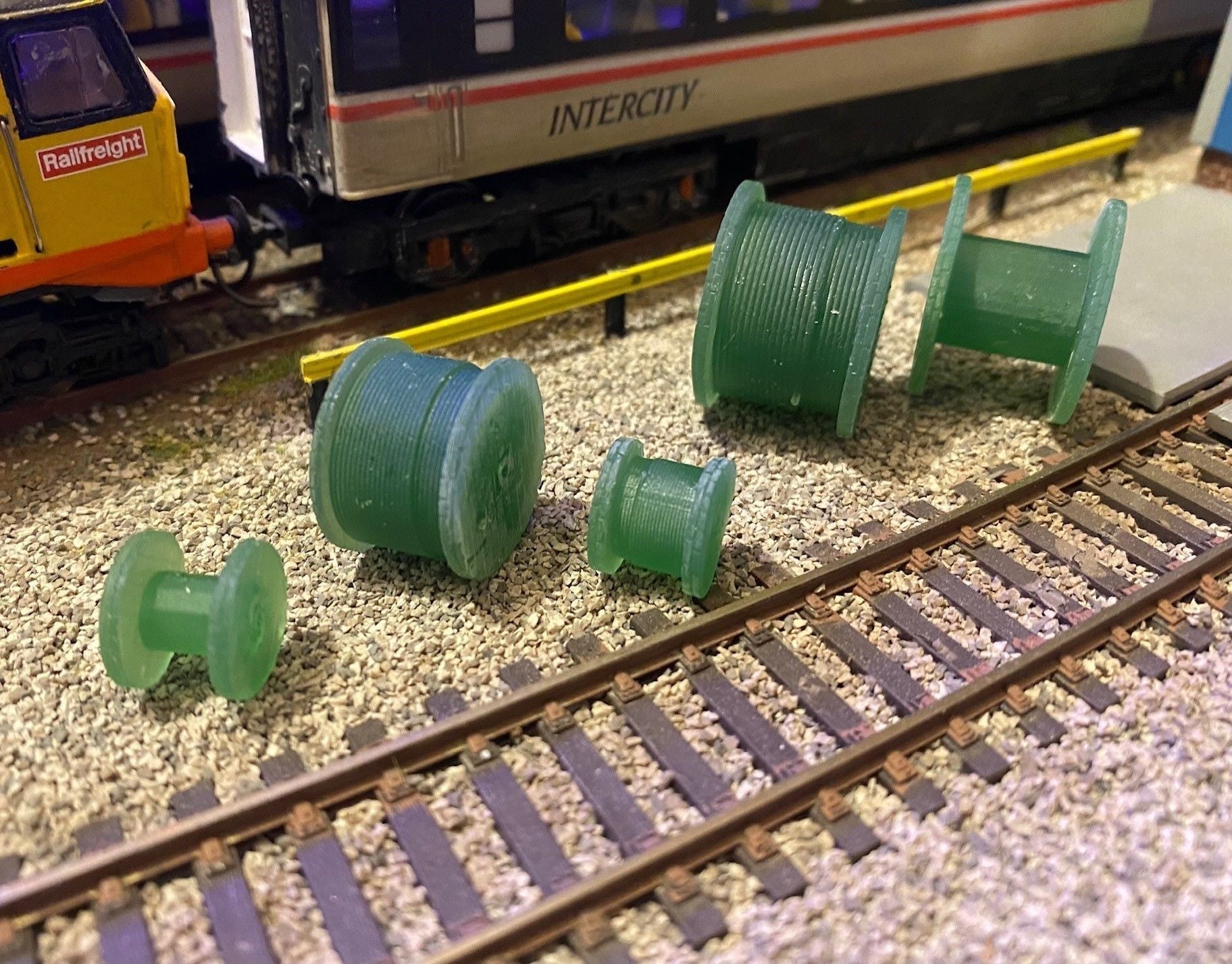 PJD066 Model Railway Cable drums