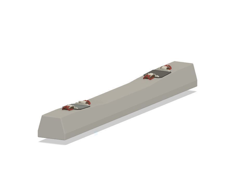 PJD091  Model Railway Concrete Sleepers Stacked