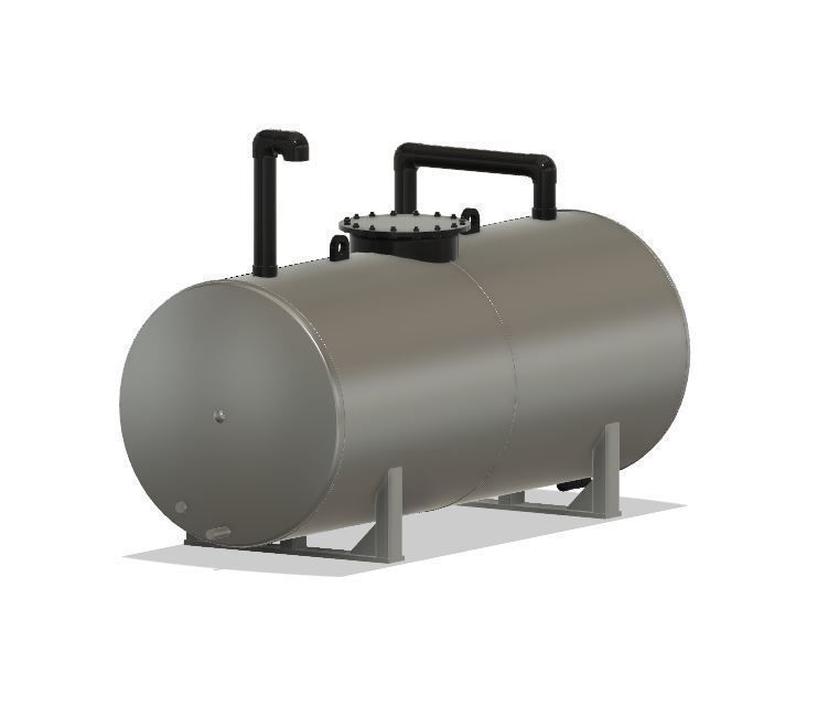 PJD058  Model Railway Oil Tank and Bund