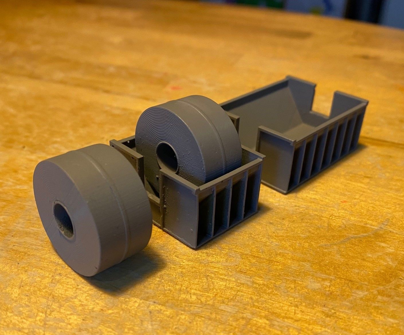 PJD043 Model Railway Rolled Steel Coil and Containers