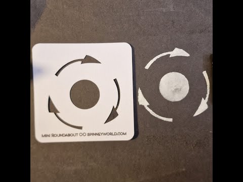 OO Gauge (1:76) Mini Roundabout Stencil