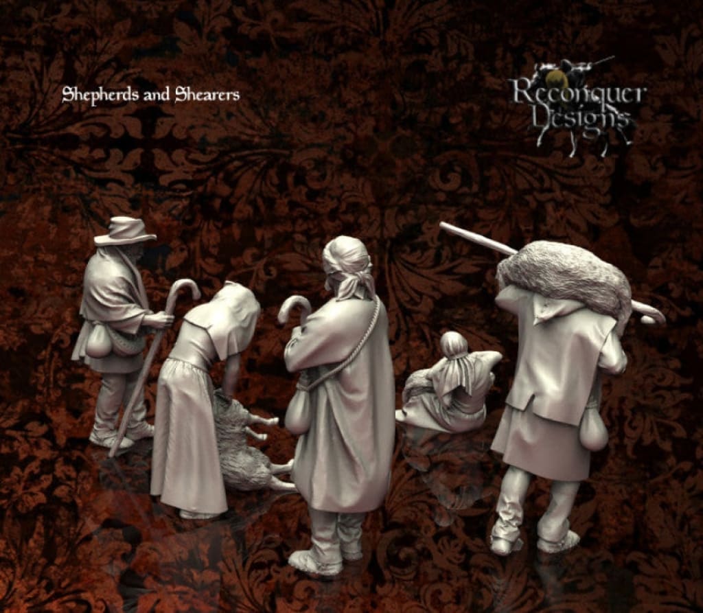 REM0072 Medieval Shepherds and Sheep
