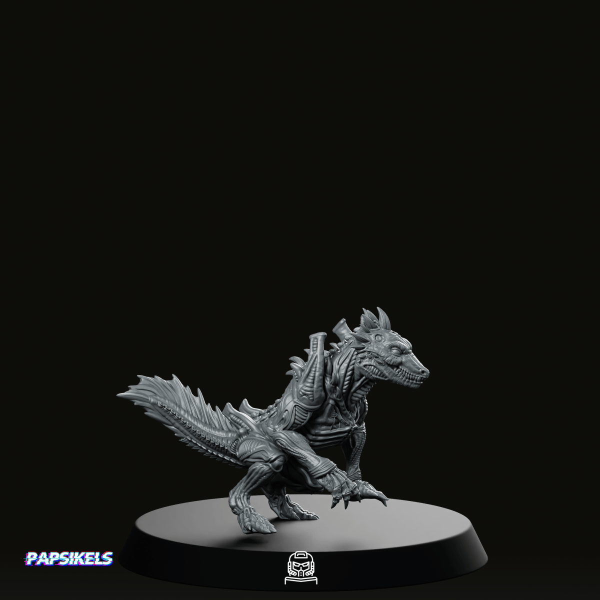 Reptilelike Xenomorph Natural Predator 5 Miniature