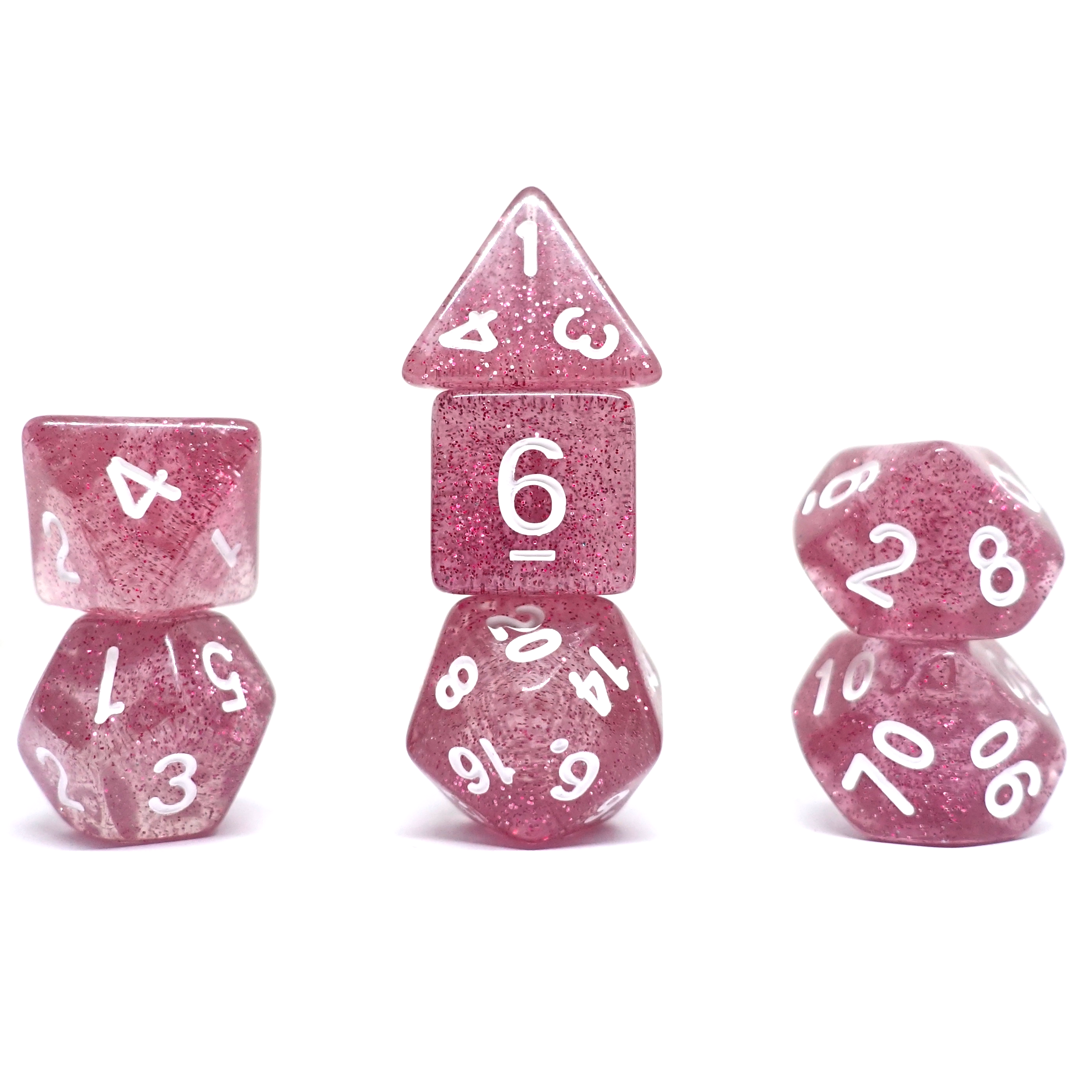 Rose Blush Dice Set