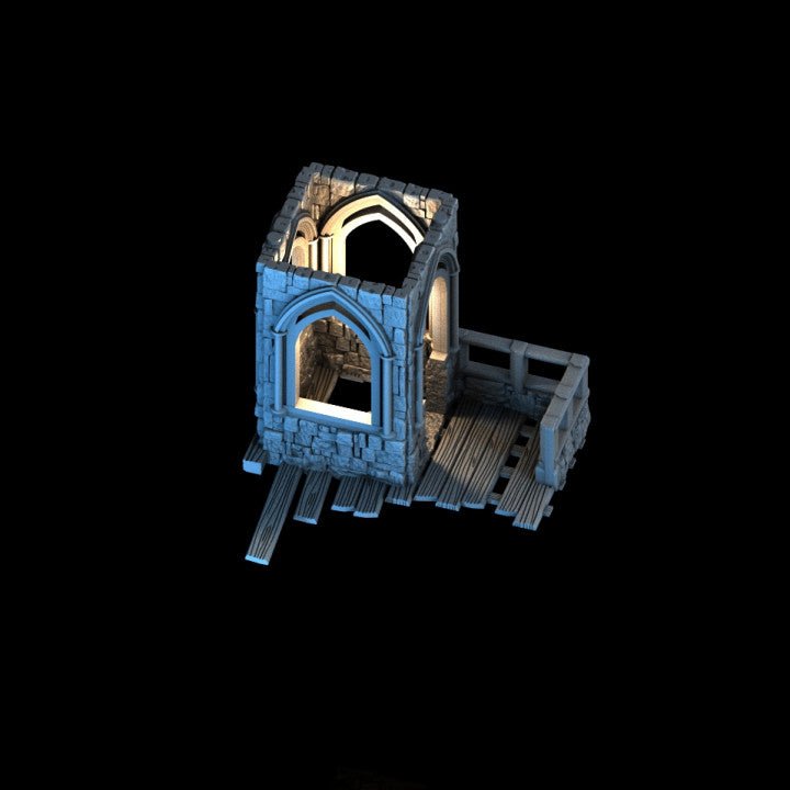 Ruined Cloister - 28mm DND/Wargame/RPG Terrain