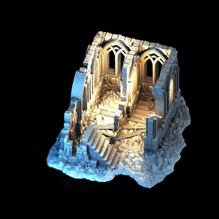 Ruined Cloister - 28mm DND/Wargame/RPG Terrain