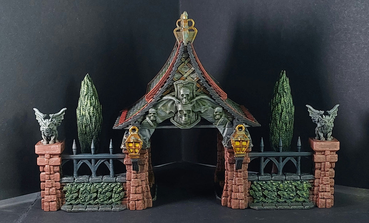 Lych Gate - 28mm DND/Wargame/RPG Terrain