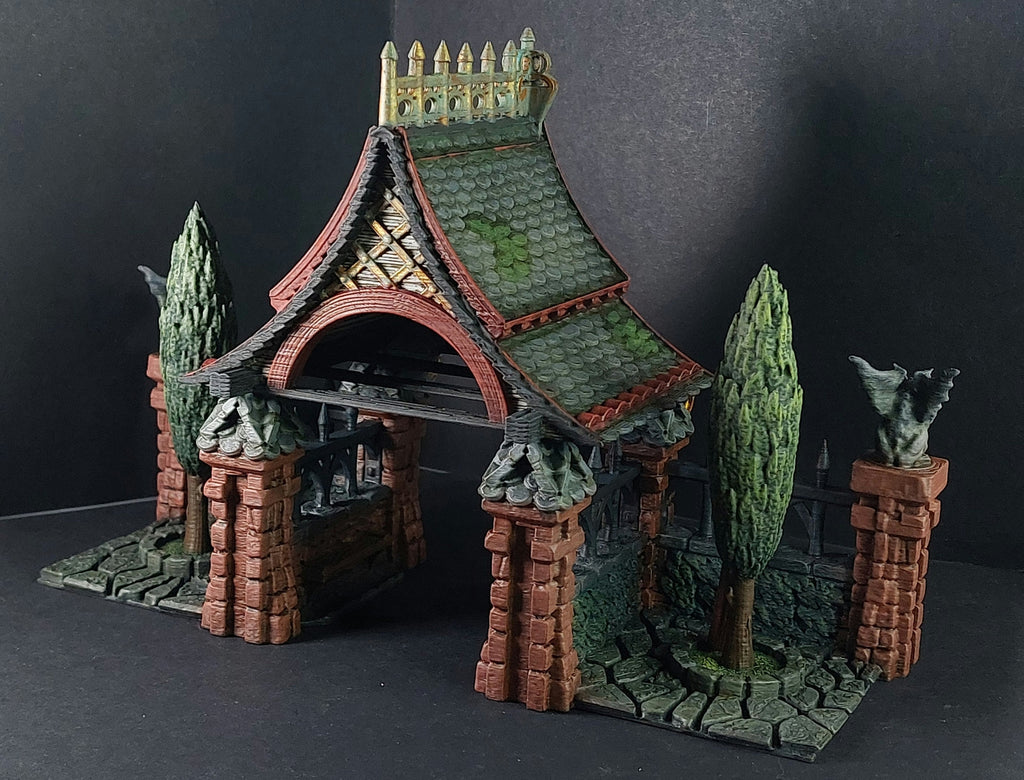 Lych Gate - 28mm DND/Wargame/RPG Terrain