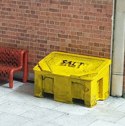 OO Scale Salt and Grit Bin - Style 1 (4 pack)