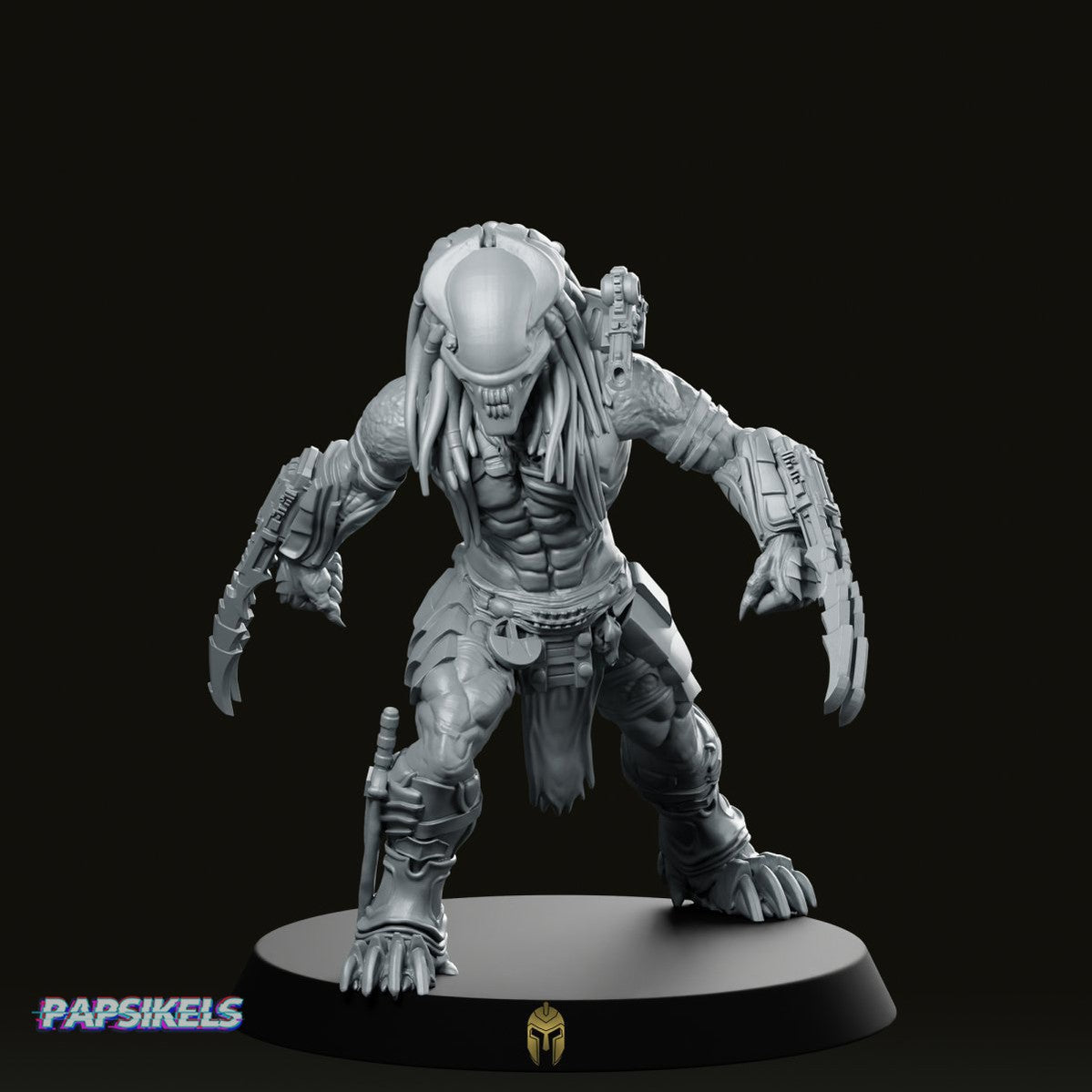 Serpent Skull Hunter Miniature