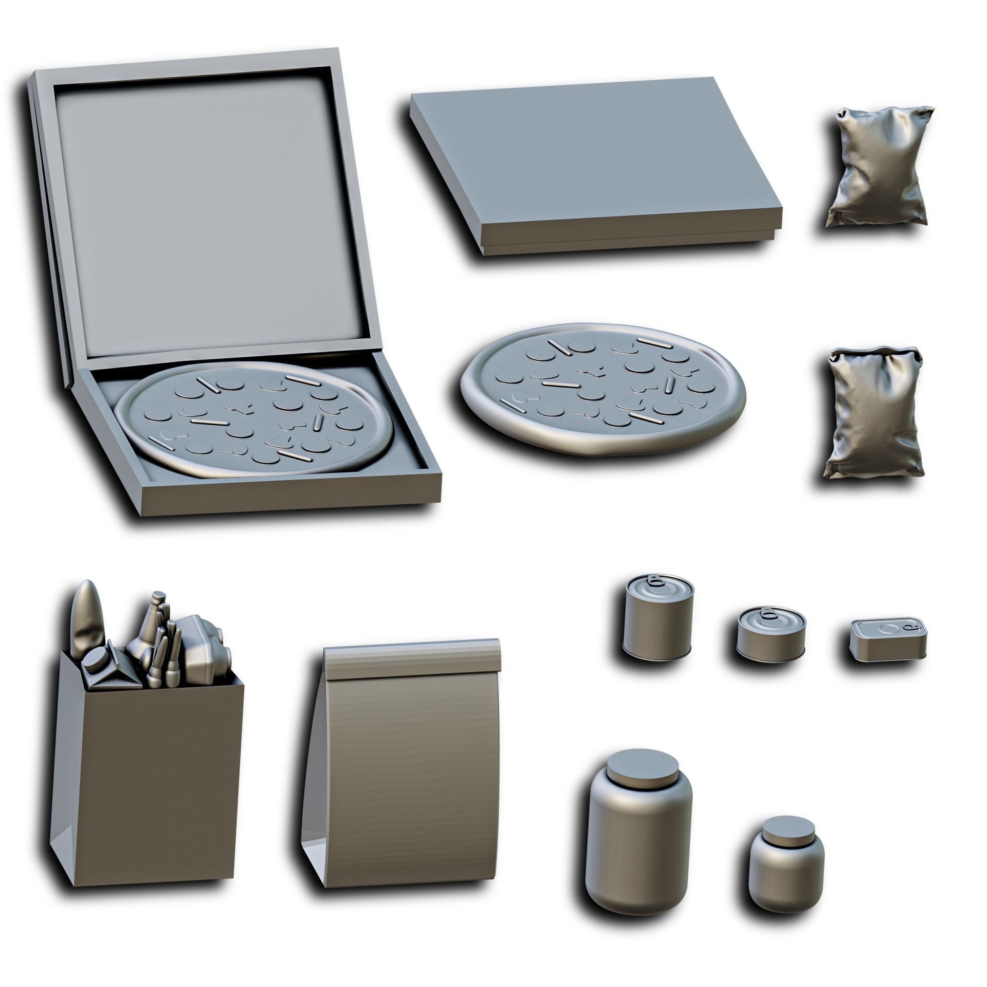 MM1202 1:35/1:32 Scale Supermarket food