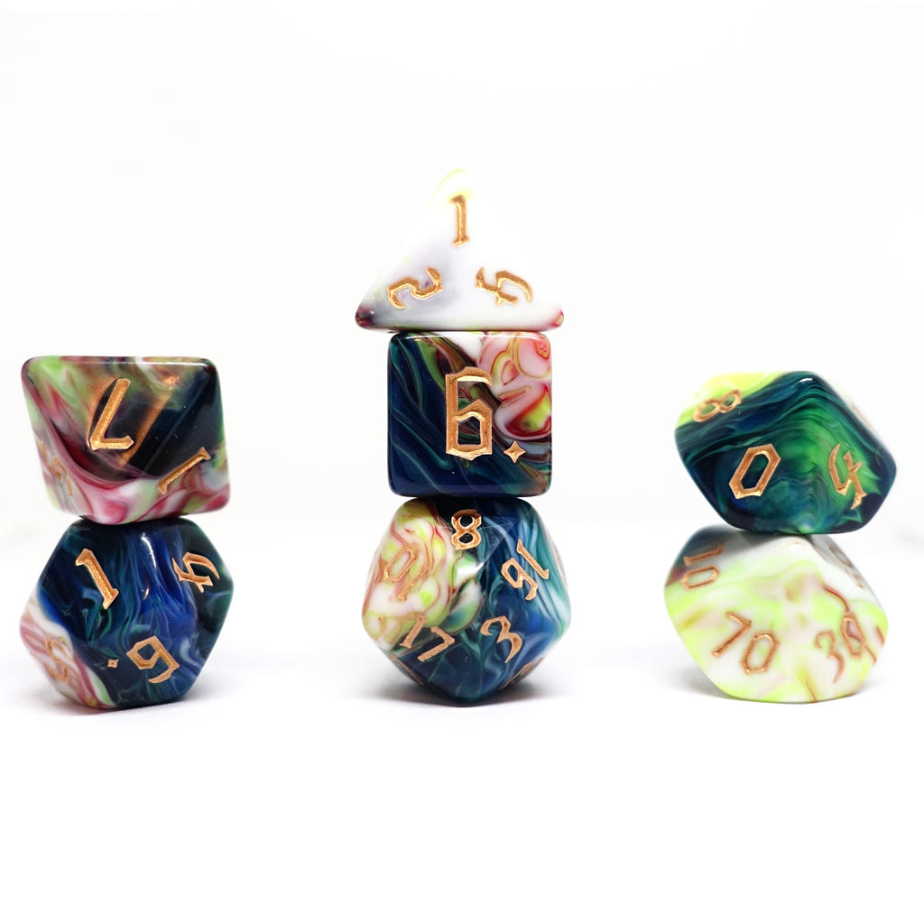 Tainted Blood Dice Set