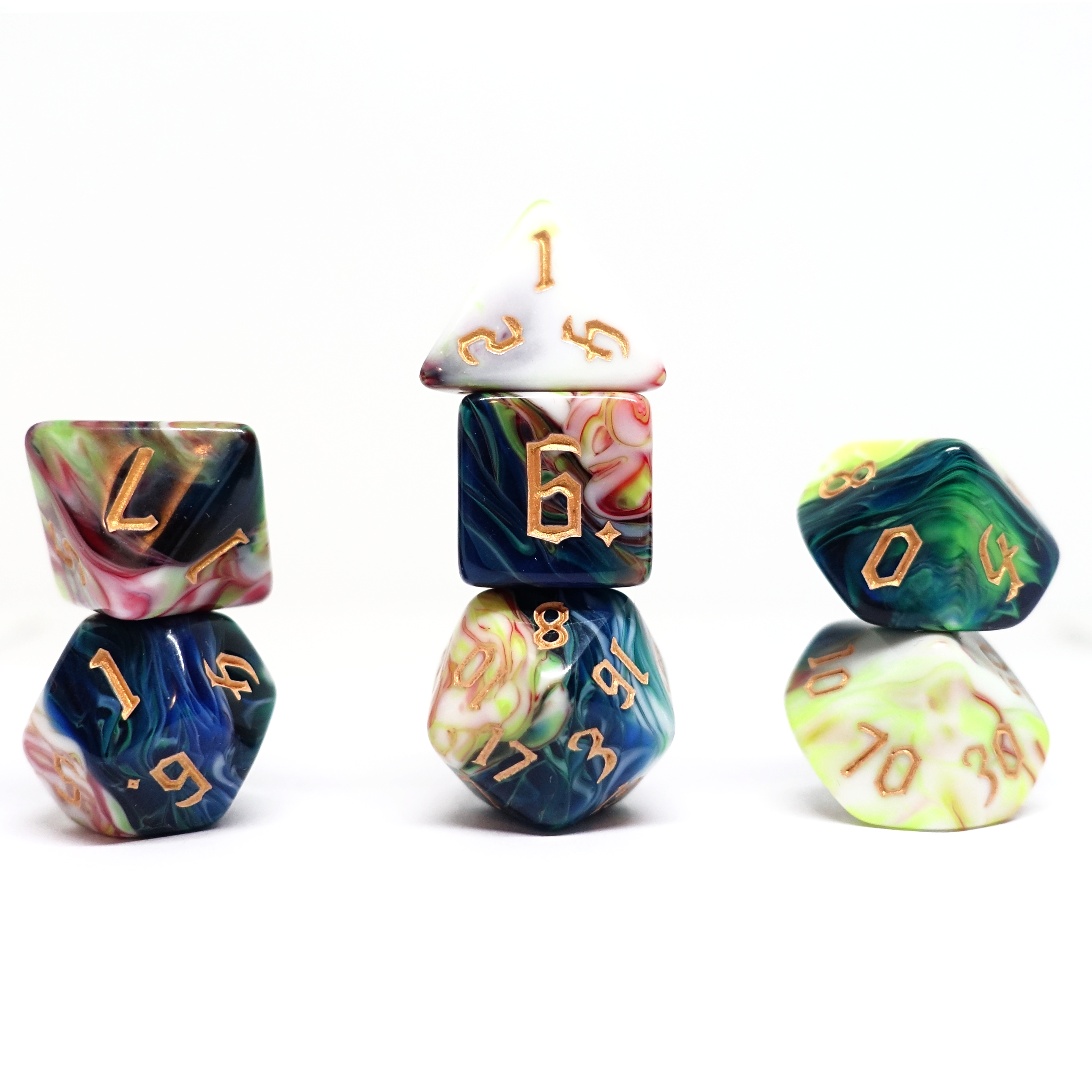 Tainted Blood Dice Set