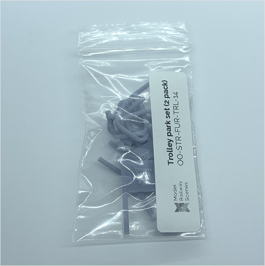 OO Scale Trolley Park Set (2 pack)