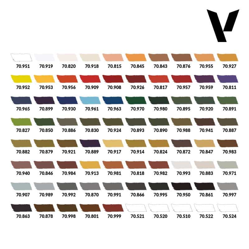 Vallejo Model Color Basic Case (x80)