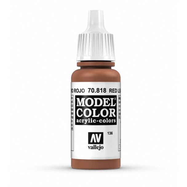 Vallejo Model Color - Red Leather