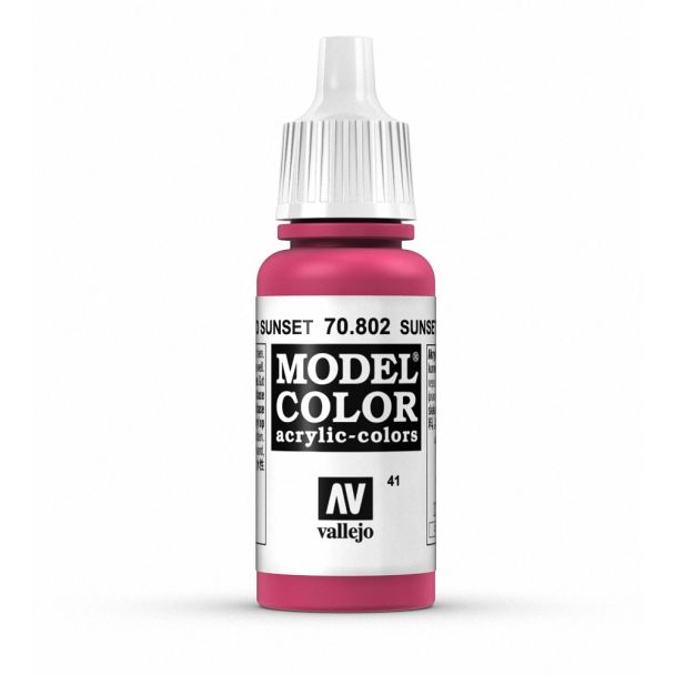 Vallejo Model Color - Sunset Red