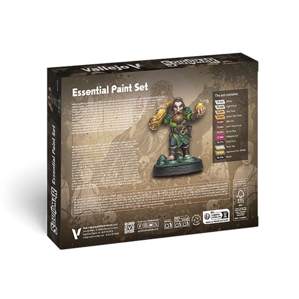 Vallejo Squidmar Essential Paint Set (x12)