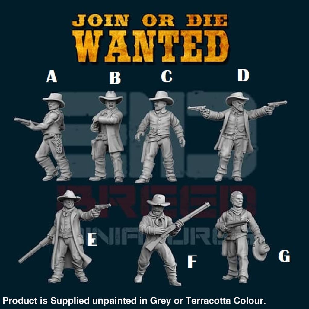 W002 Blaxploitation Cowboys on Foot
