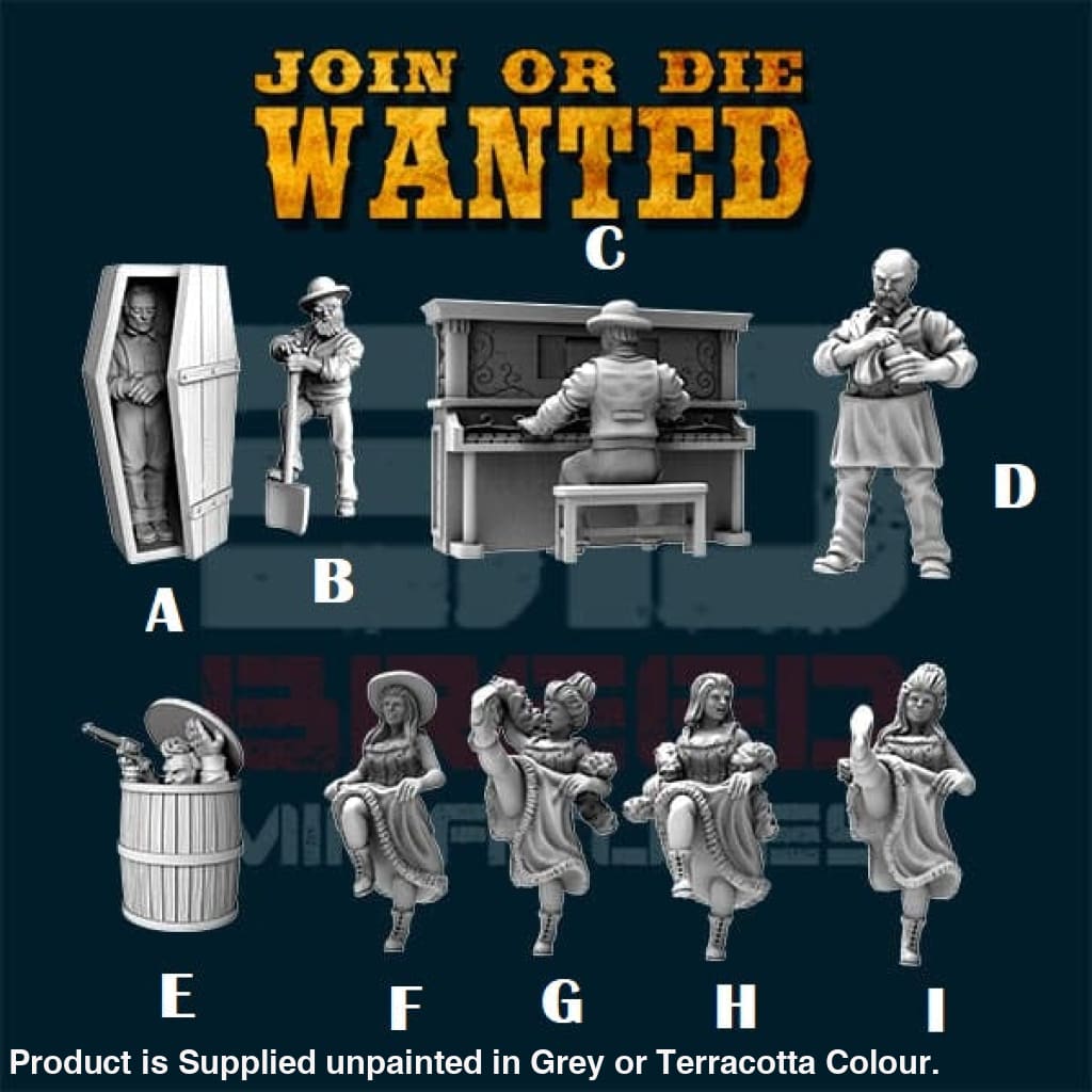 W008 Saloon Civilians