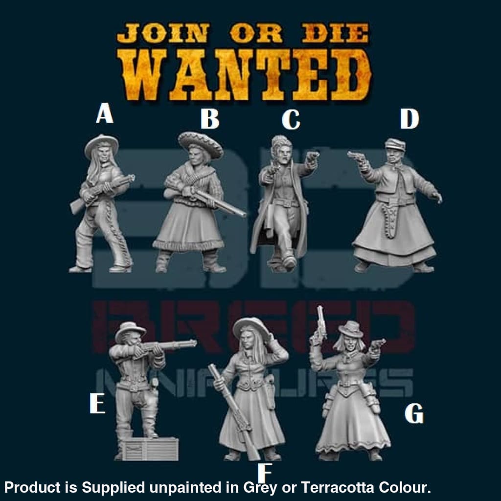 W011 Female Outlaws/Cowgirls