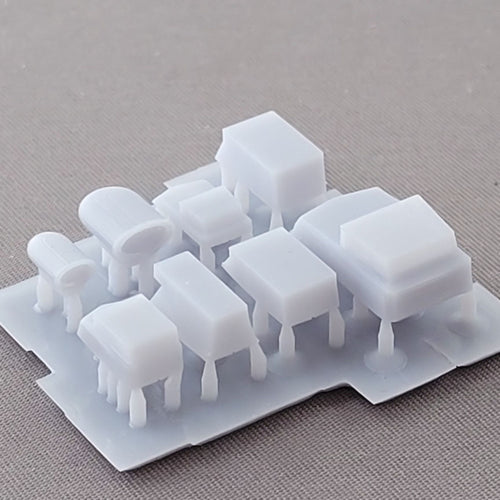 1:76/1:72 Custom Car Hood Scoops