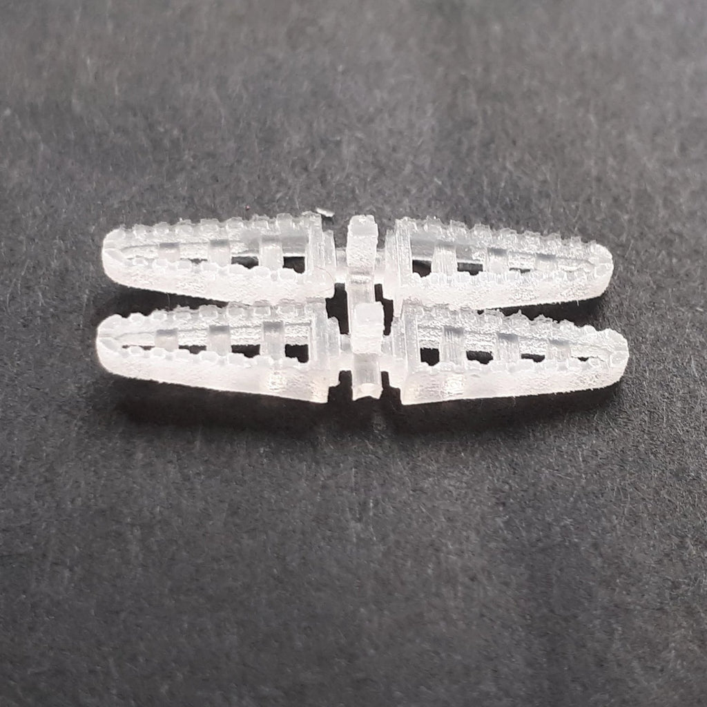 1:12th custom motorbike foot pegs "Croc Jaw" STL File