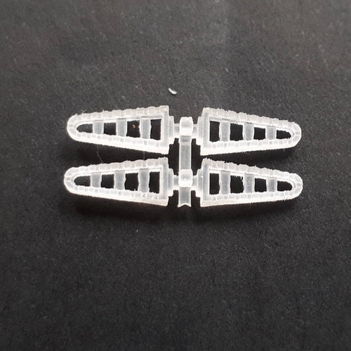 1:12th custom motorbike foot pegs "Croc Jaw" STL File