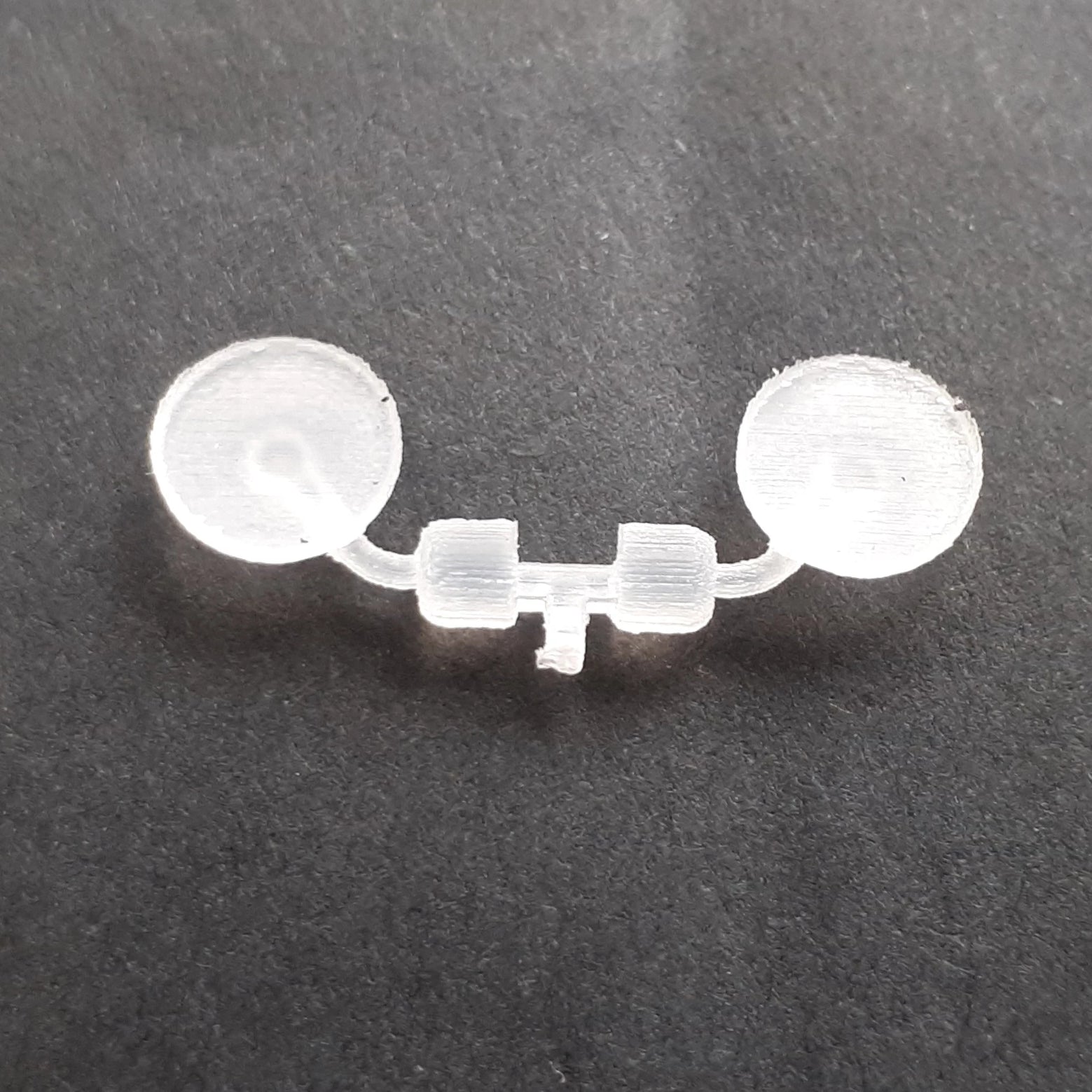 1:12th bar end sports bike mirrors (round)