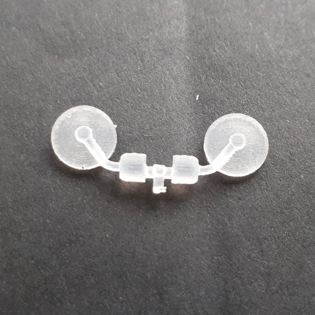 1:12th bar end sports bike mirrors (round)