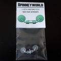 1:12th bar end sports bike mirrors (round)