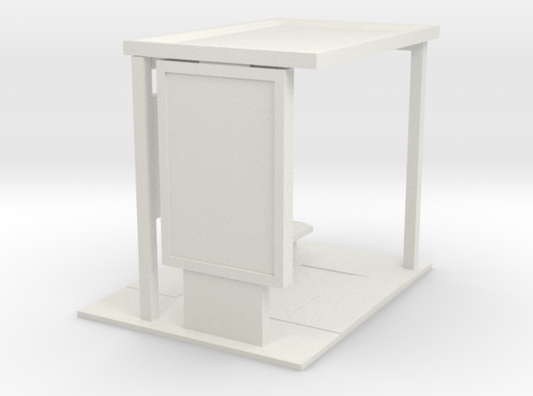 28mm Bus Shelter with base version 2