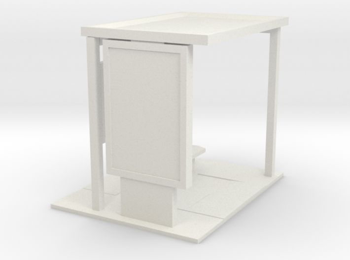 28mm Bus Shelter with base version 2 STL File