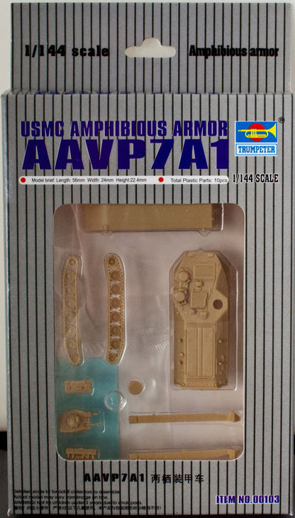 1:144 Trumpeter USMC Amphibious Armour AAVP7A1