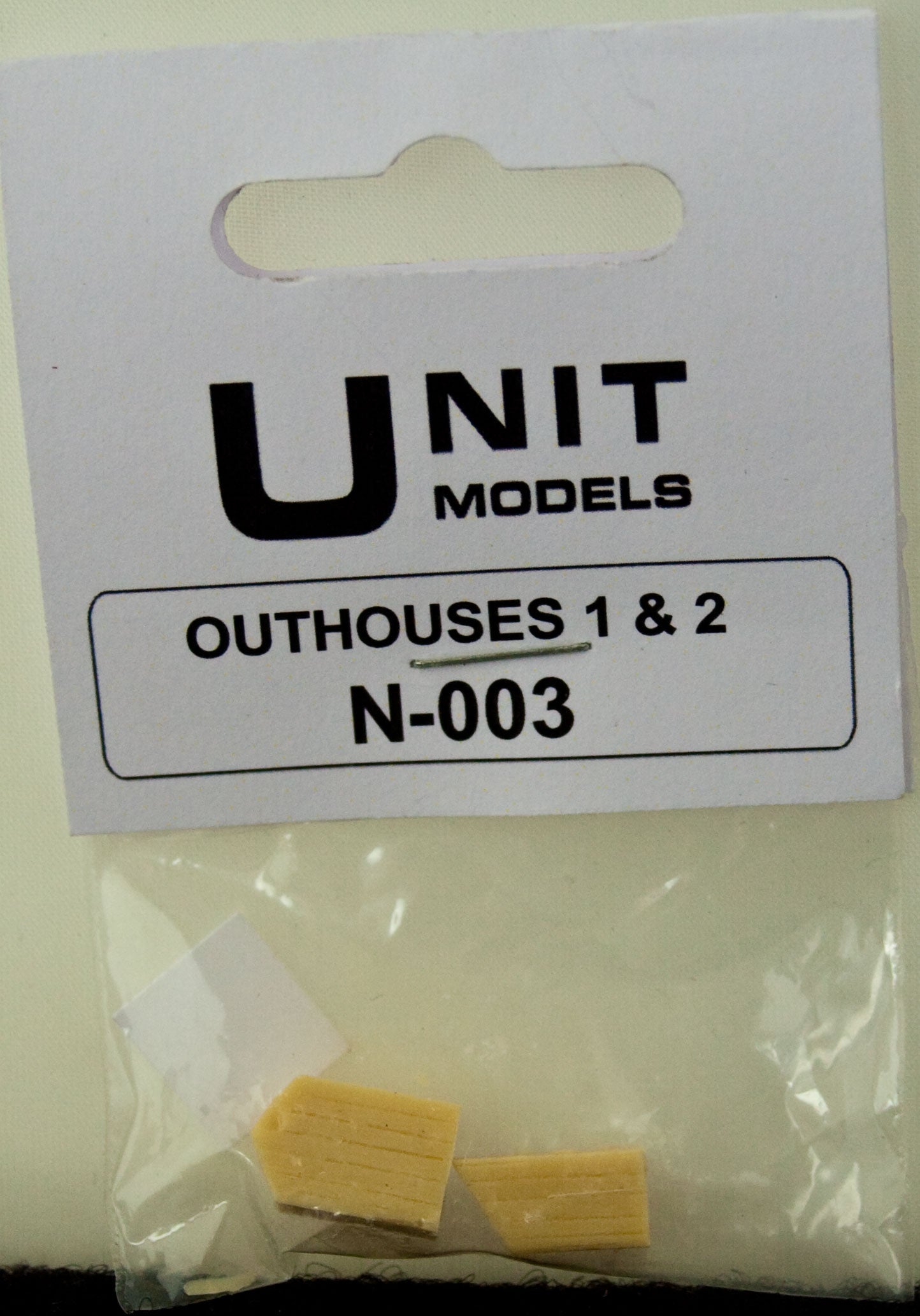 Unit Models N Gauge/10mm Outhouses (type 1 & 2)