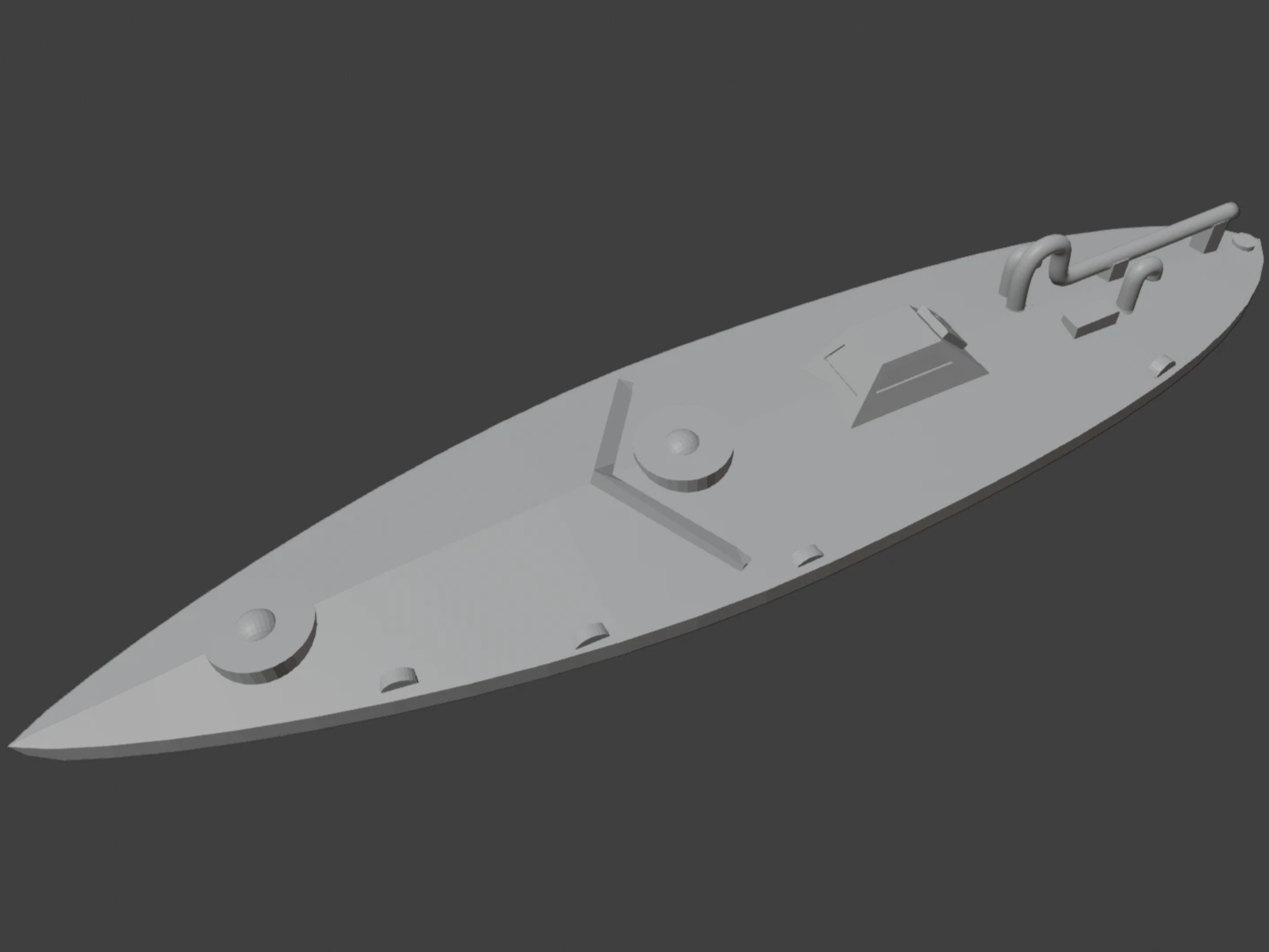 6mm (1:285) 'Narco sub' Bigfoot II STL File